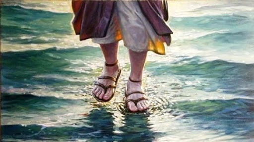 Jesus And Peter Walking On The Water In Matthew 14 Psephizo